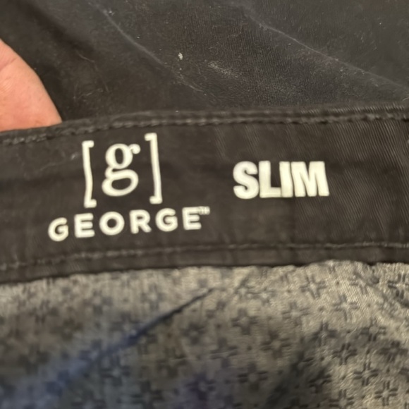 Black dress pants 40 x 30 George Slim - Picture 4 of 6